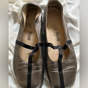 Taryn Rose flats ballerina 38 in gunmetal colour